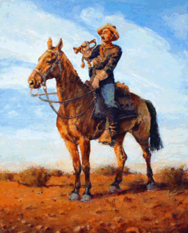 Mounted Bugler
